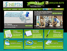 Tablet Screenshot of nephysicaltherapynetwork.com